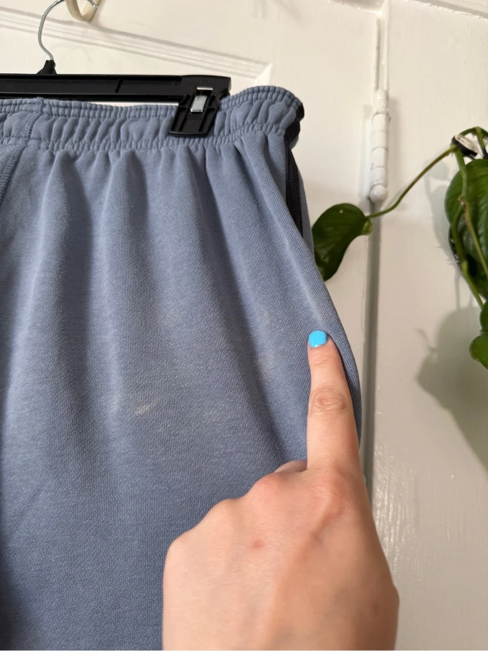 adidas Men's Slate Blue Joggers with Elastic Waist size M